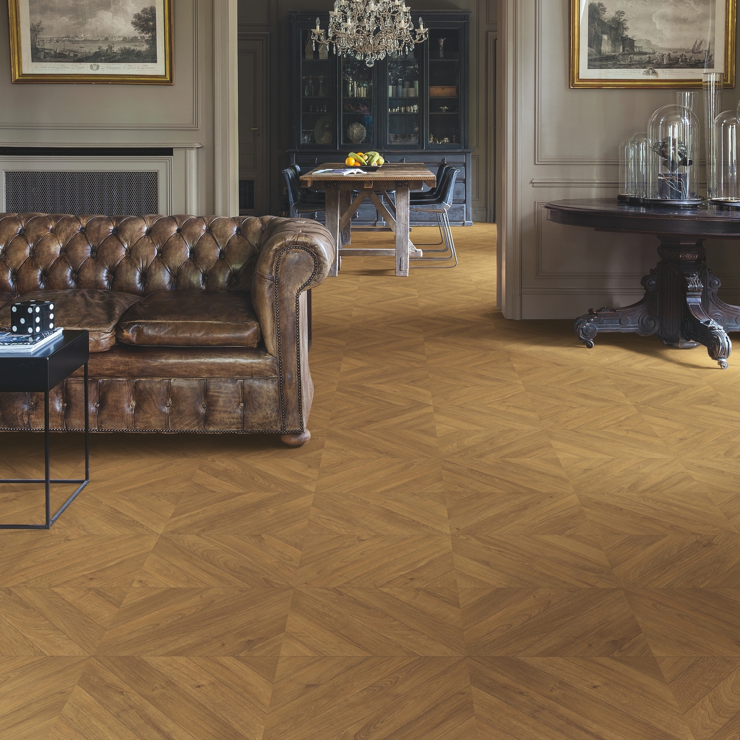  Quick Step Castle Ultra (Rus) CAU 4162 Дуб горчичный