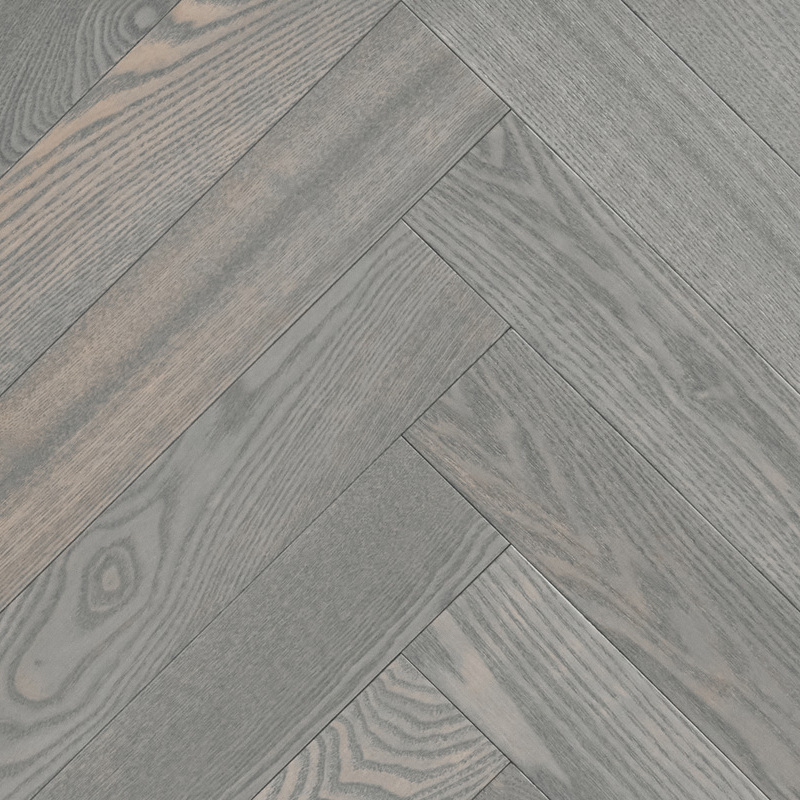  Wood Bee Herringbone Ясень Фог браш матовый Fog, UV-лак gloss 5-9% (левая)