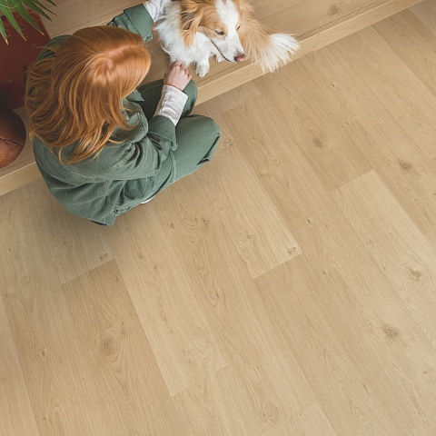 QS Alpha Vinyl BLOS планка AVSPU 40321 Дуб береговой бежевый (фото 10)