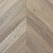 Wood Bee Chevron  Дуб Крема браш матовый Crema, UV-лак gloss 5-9% (левая) (миниатюра фото 1)