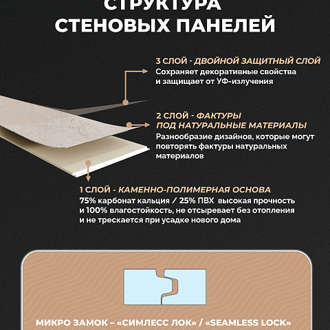 Стеновая панель SPC Магия бетона/ Рассвет (фото 8)