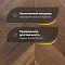 Wood Bee Chevron  Дуб Шоколад браш матовый Chocolate, UV-лак gloss 5-9% (правая) (миниатюра фото 2)