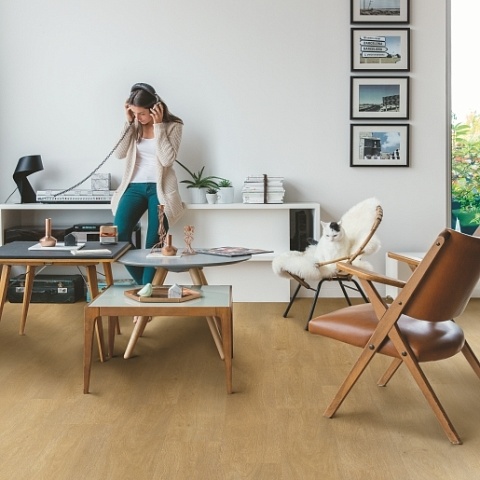 QS Vinyl Flex LIV планка SGSPC 20311 Дуб сатиновый средний натуральный (фото 8)