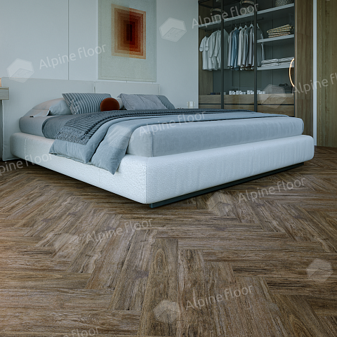 Alpine Floor Herringbone 8 Pro 4V 33 (CH) LF102-10B New_ Дуб Бордо (фото 2)