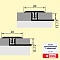 Порожки (Русский профиль) Стык Т-образный 20 мм без крепежа/ Серебро матовое анодированное 20мм x 0.9м (миниатюра фото 2)