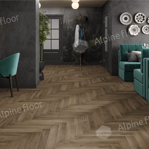 Alpine Floor Herringbone 12 Pro 4V 34 (CH) LF106-11A New Дуб Анжу (фото 5)