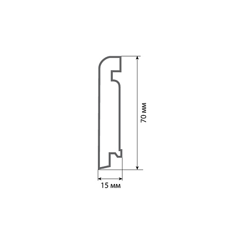 Finitura dekor R13 70х15х2400/ 018 (фото 2)
